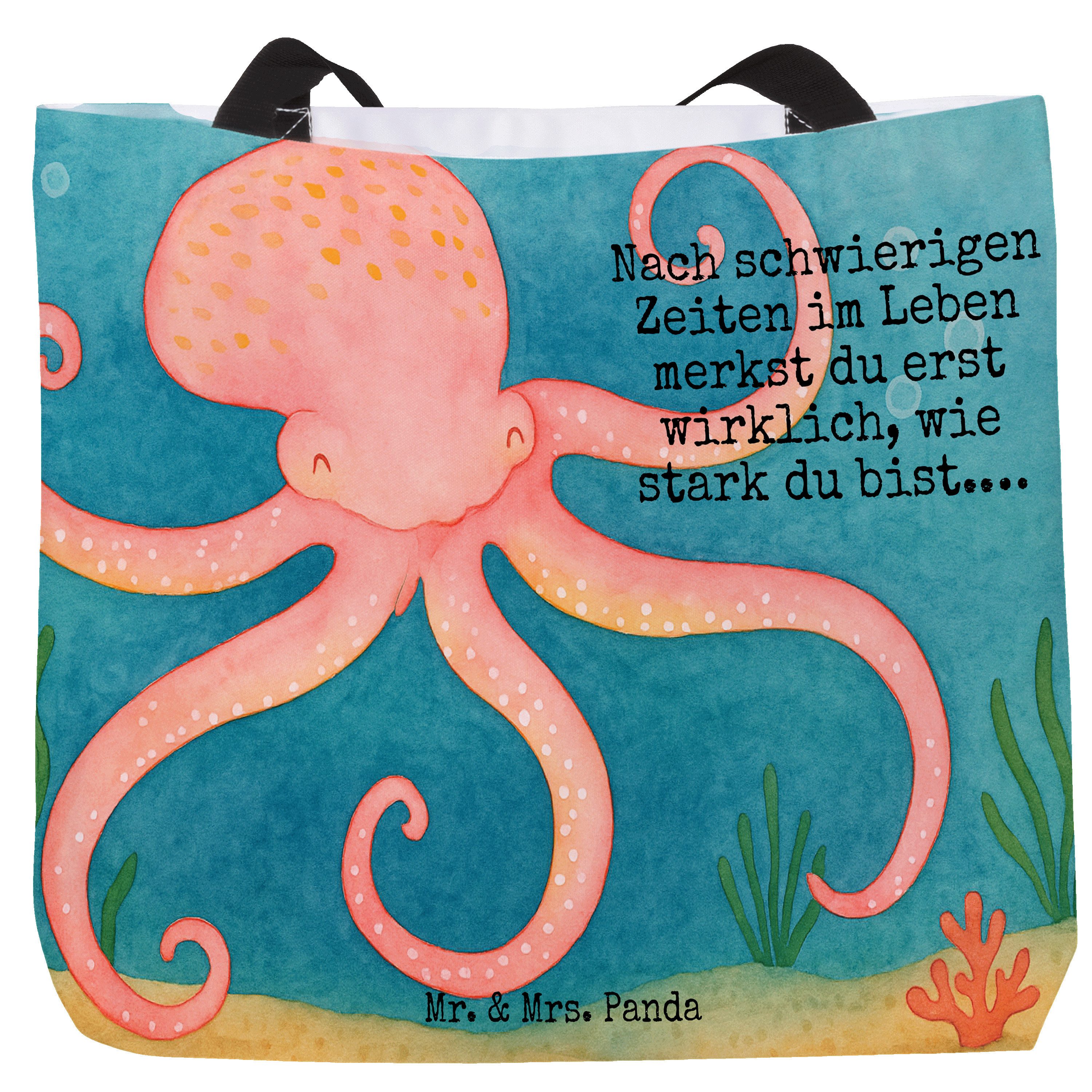 Shopper Tintenfisch Design, Strandtasche, Weiß, Tasche, Strandtasche, Laptopt