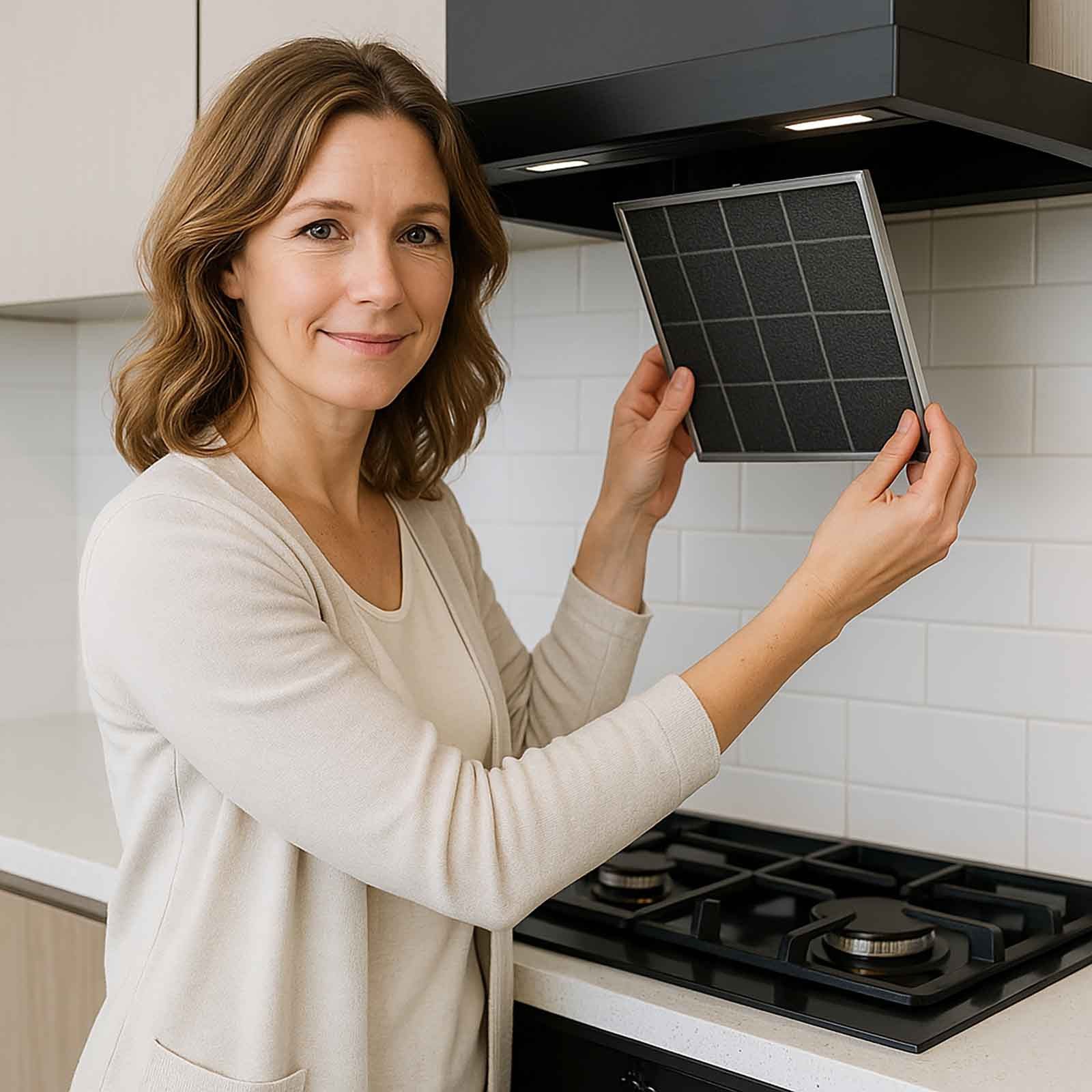 AIR2GO Aktivkohlefilter für Indesit 484000008675 / Type35, Zubehör für Aktivkohlefilter für INDESIT C00090726, C00090795, C00342783, C00384663, C00385221, 481948048262, 481948048355, 481948048272, 484000008675, 482000027840, 482000027844, Passend für Dunstabzugshauben von INDESIT