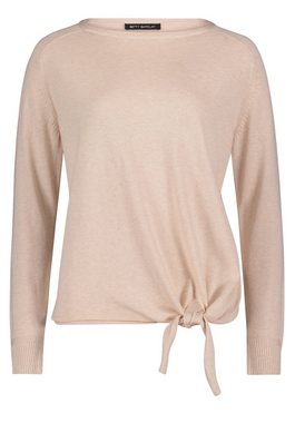 Betty Barclay Strickpullover mit Schleifenknoten (1-tlg) Ärmelschlitz