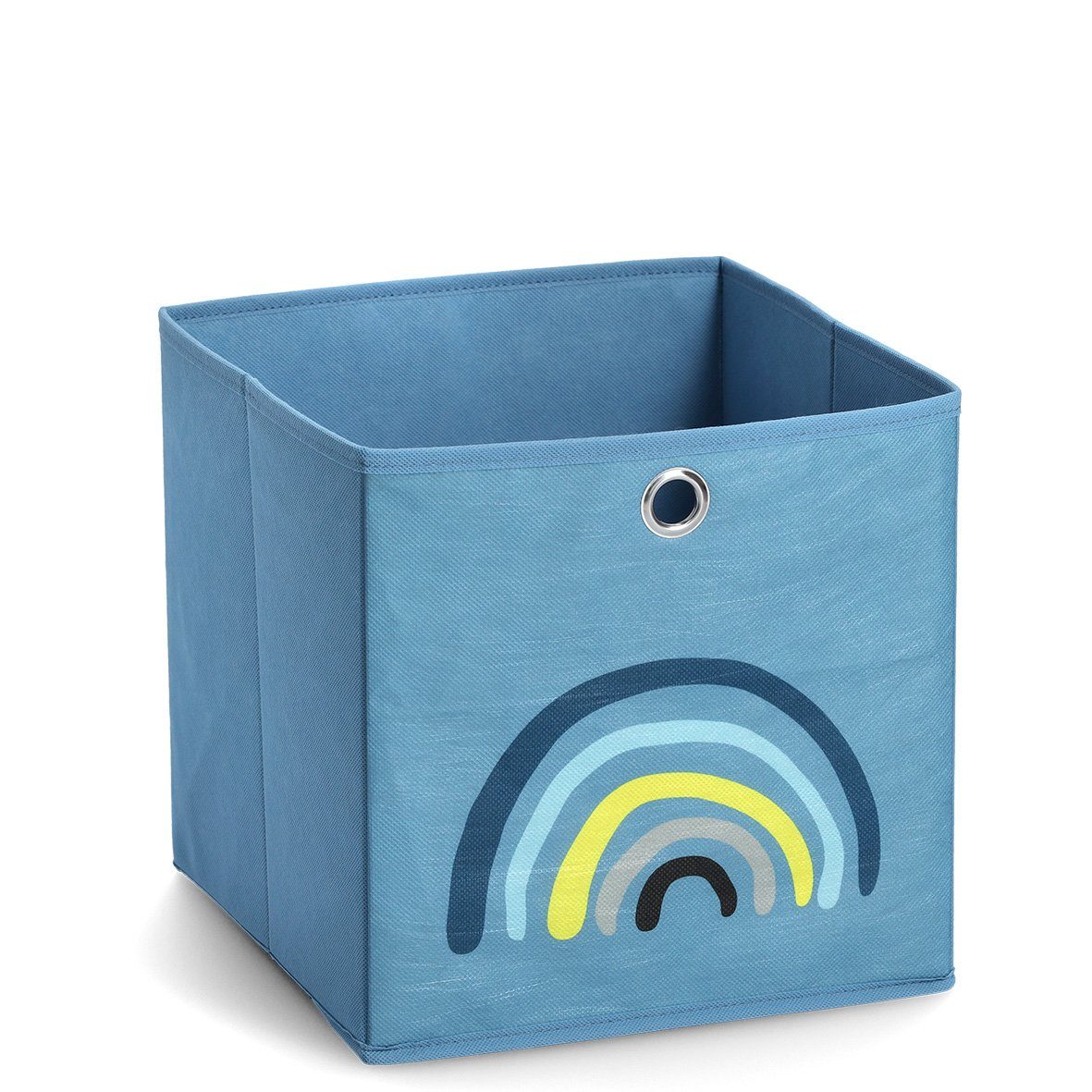Zeller Present Aufbewahrungskorb Aufbewahrungsbox "Blue Rainbow, Vlies, bla günstig online kaufen