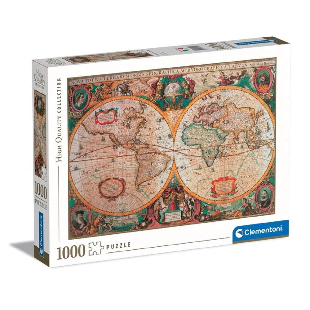Clementoni® Puzzle Landkarte High Quality Collection - 1000 Teile Puzzle - günstig online kaufen