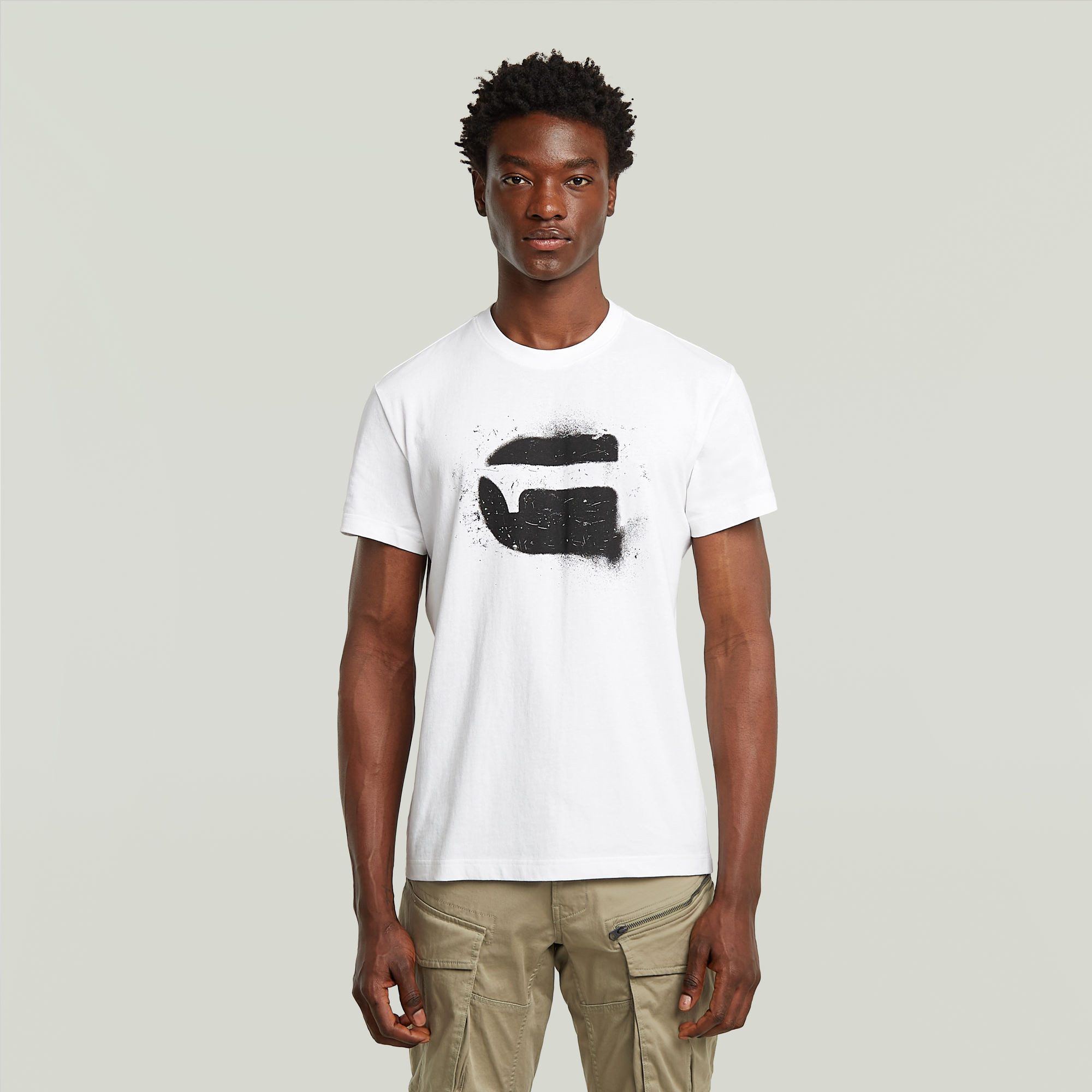 G-STAR T-Shirt Spray G Logo mit günstig online kaufen
