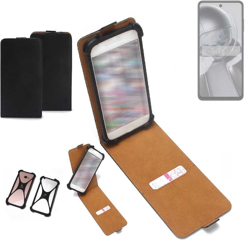 K-S-Trade Handyhülle für HMD Pulse Pro, Handyhülle Schutzhülle Hülle Case Cover Flip Style Bumper