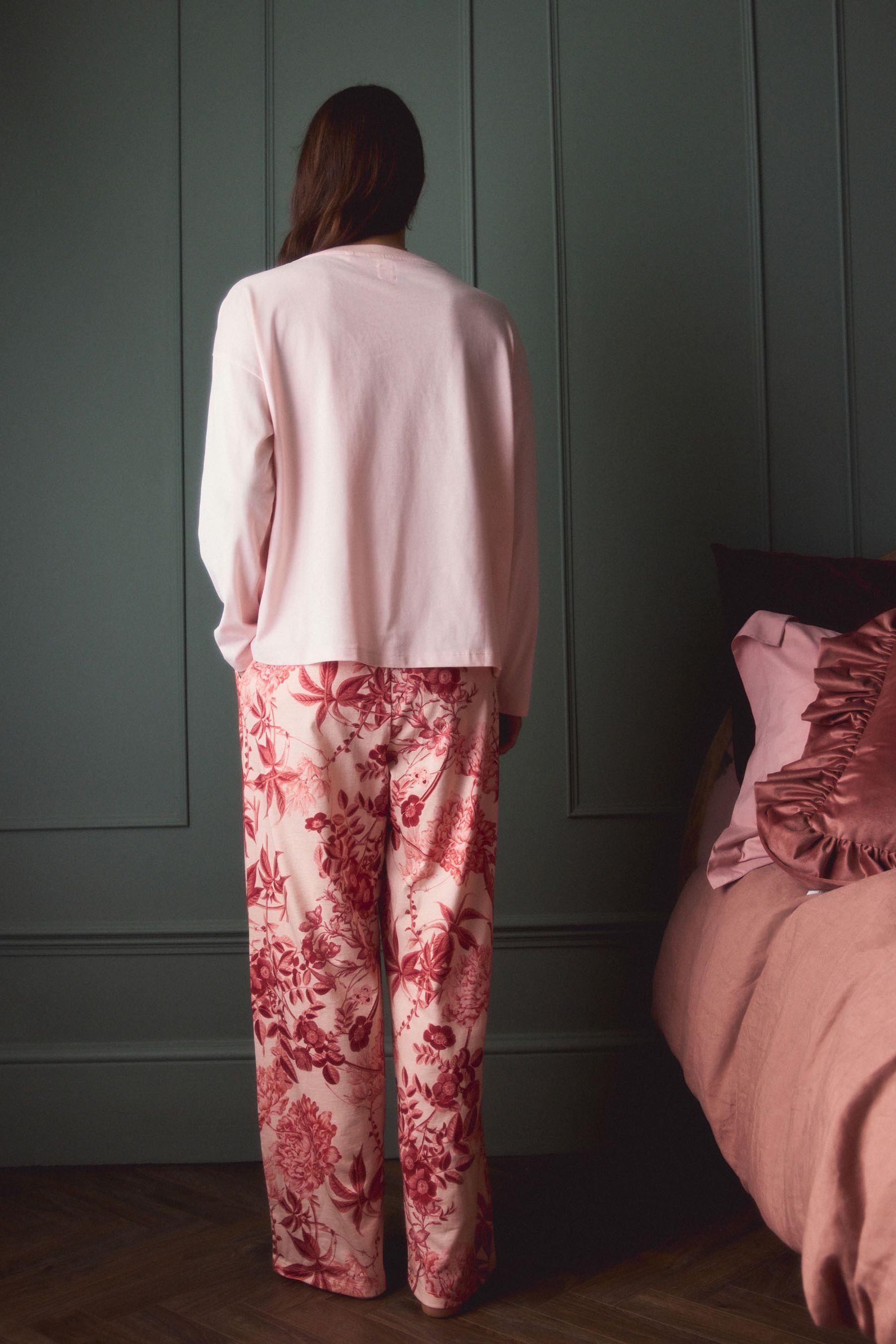Next Pyjama Kew Collection Langarm-Pyjama (2 tlg) günstig online kaufen