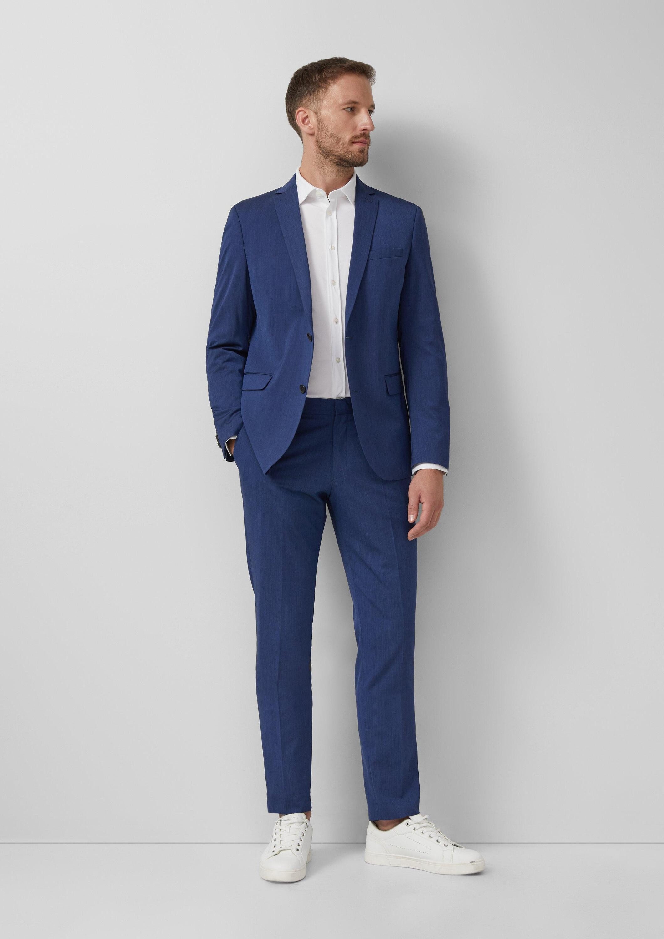 s.Oliver Chinos Hose S.OPURE s.O PURE: Anzughose mit feiner Webstruktur