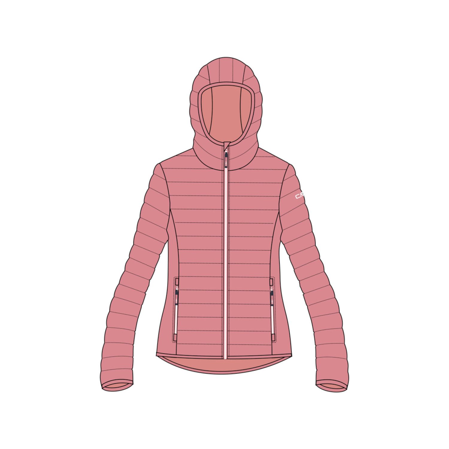 CMP Outdoorjacke CMP Mädchen Jacke Kid G Jacket Fix Hood 34Z5155