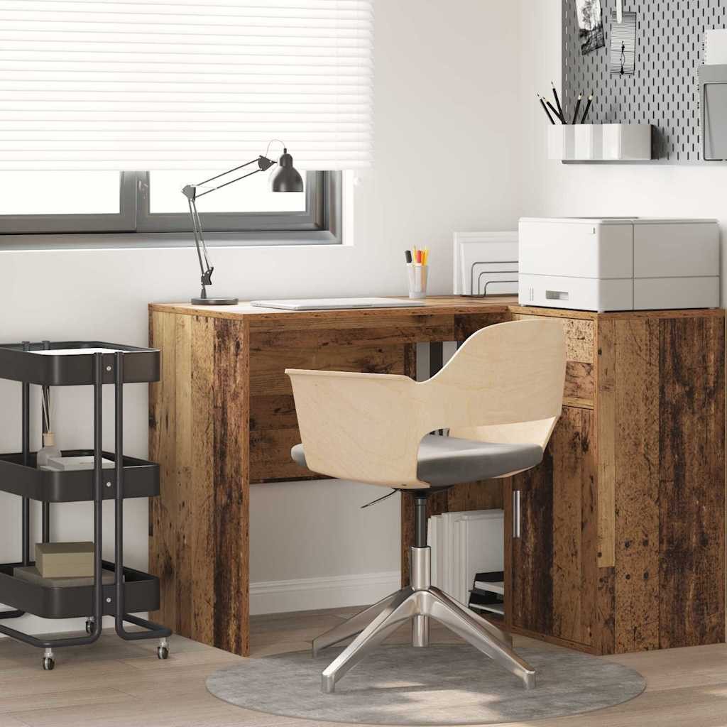 vidaXL Schreibtisch Schreibtisch Altholz Holzwerkstoff 102 x 50 x 75 cm (1-St)