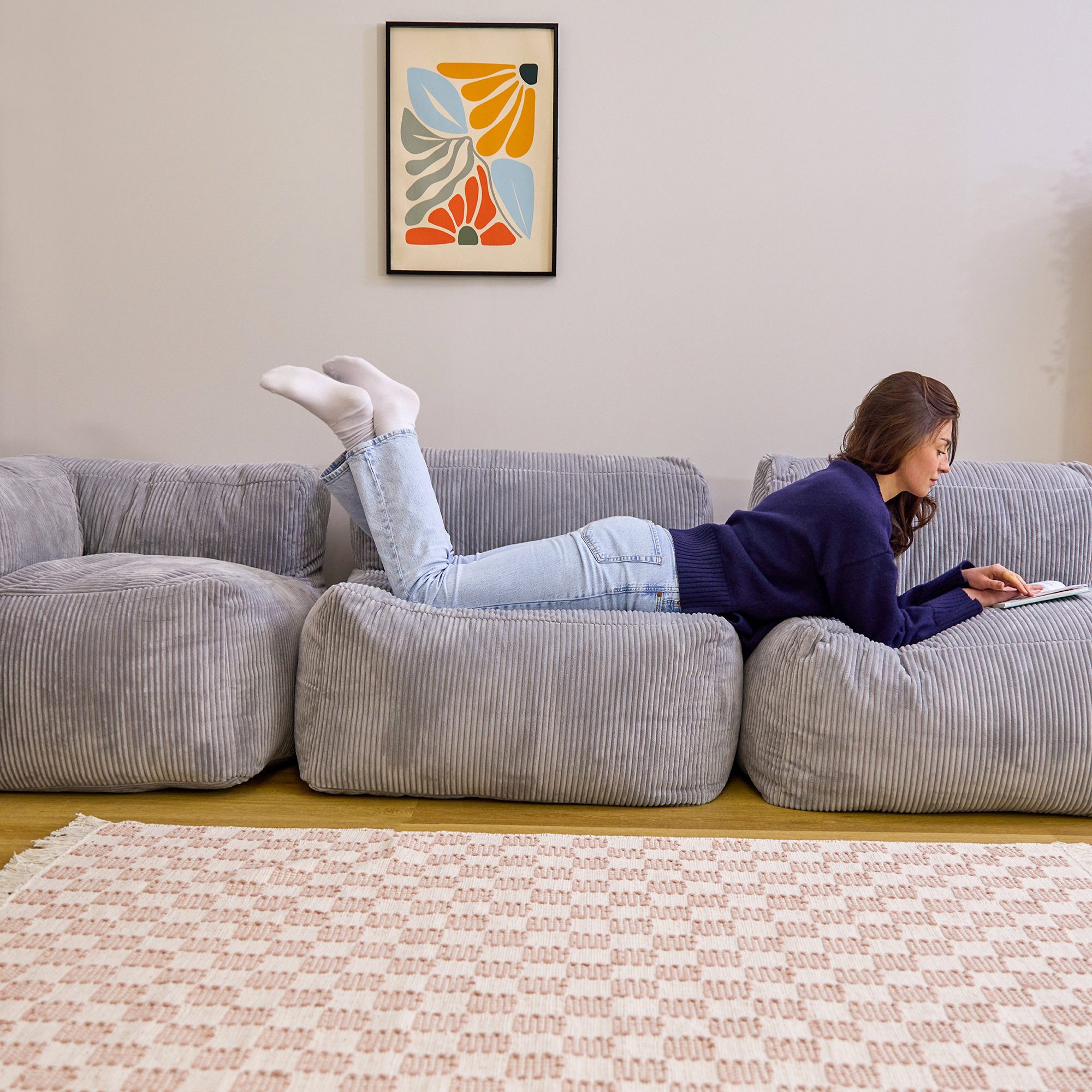icon Sofa Modulares Ecksofa 3 Sitzer günstig online kaufen