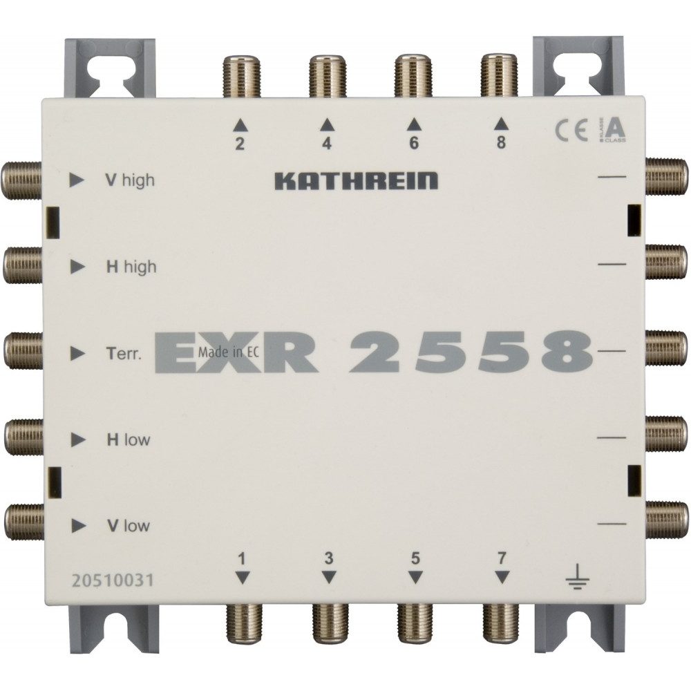 Kathrein Kathrein EXR 2558 SAT-Multischalter für Satellitenempfang. Camping Sat-Anlage (Satellitenempfang), Aktive Umschaltmatrix