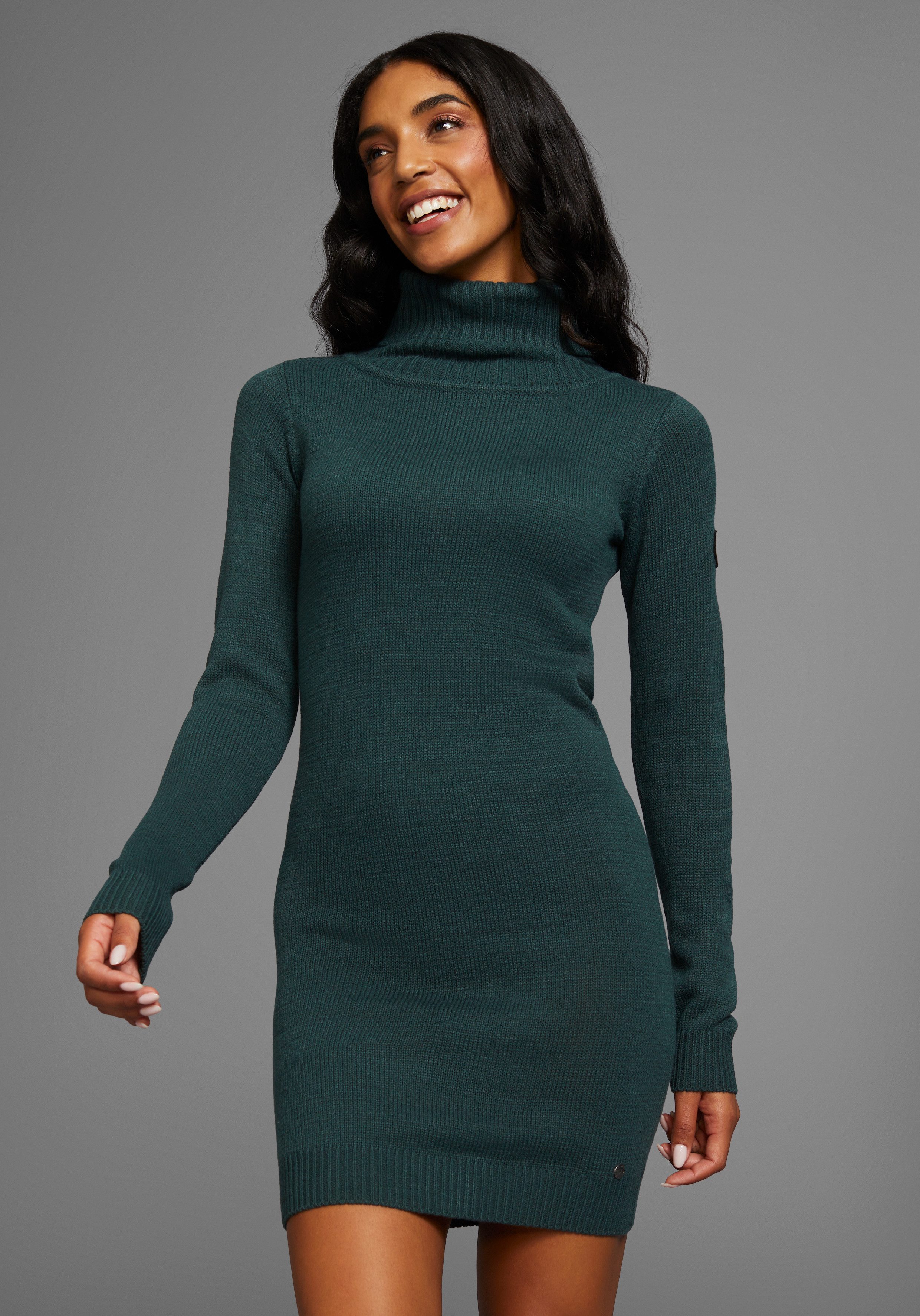 KangaROOS Strickkleid mit Rollkragen günstig online kaufen