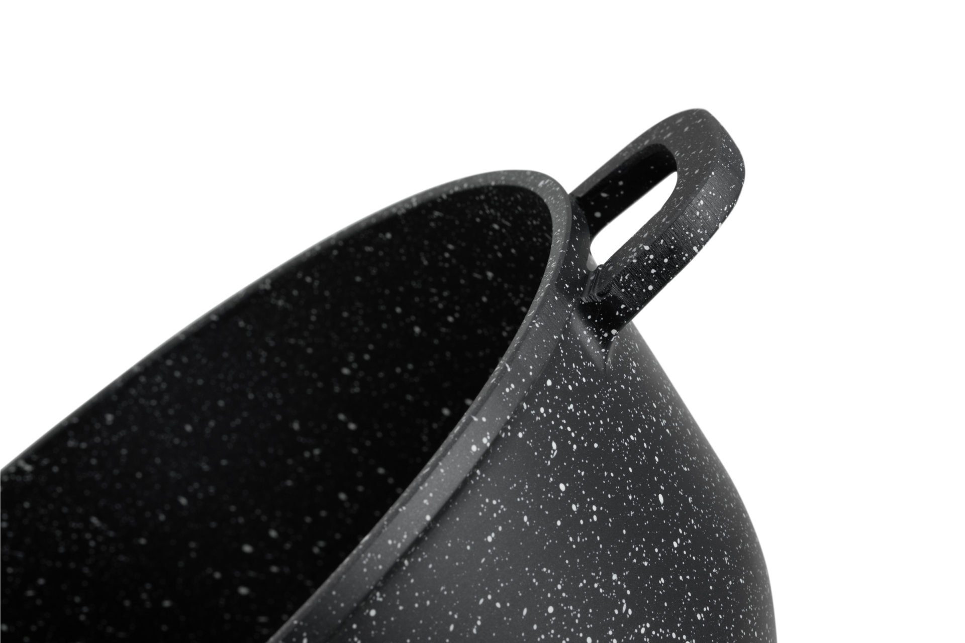 Edenberg Topfset, ideale Topfsets. 6,8L/4,5L/2,3L Aluminium, Topf-Set Induktion, Zeitloses (6-tlg., Geschenkidee) des schwarze Schöne Keramik Töpfe, Eine Design