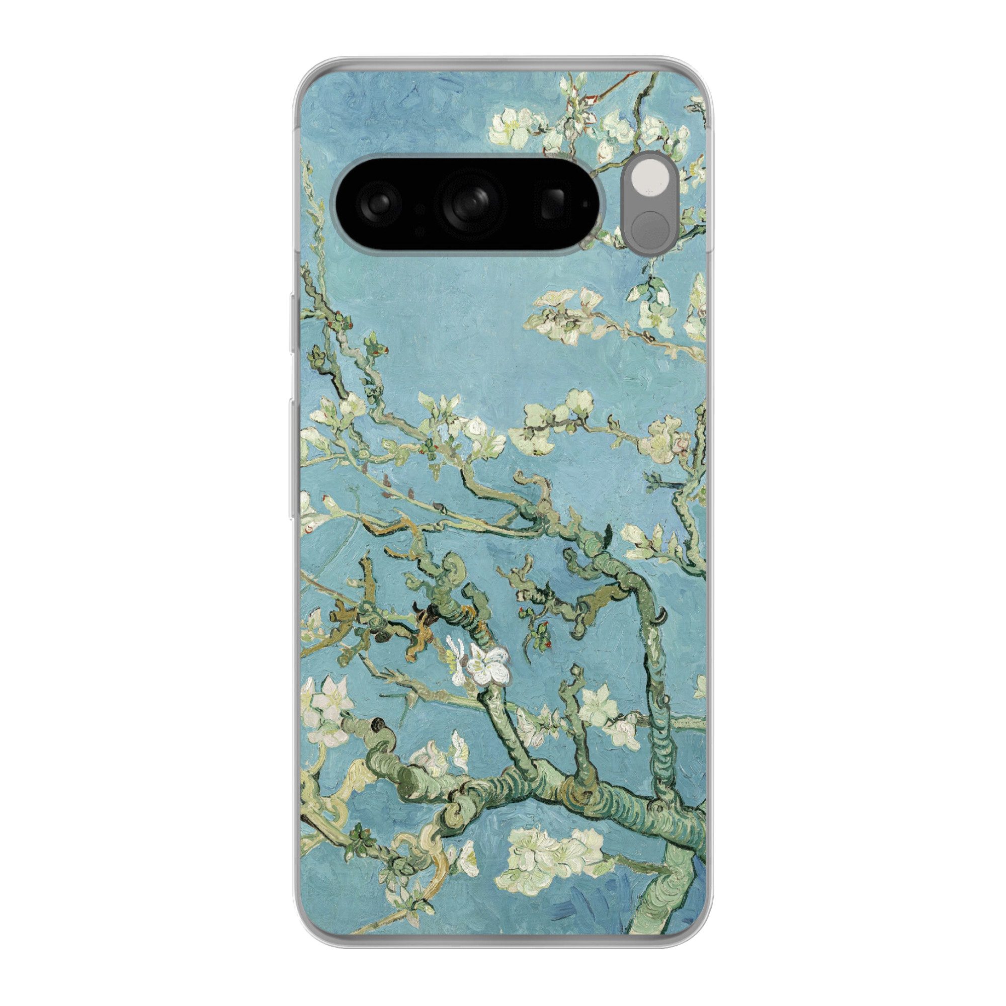 MuchoWow Handyhülle für Google Pixel 8 Pro Mandelblüte - Van Gogh - Kunst, Phone Case, Silikon, Schutzhülle Dünn