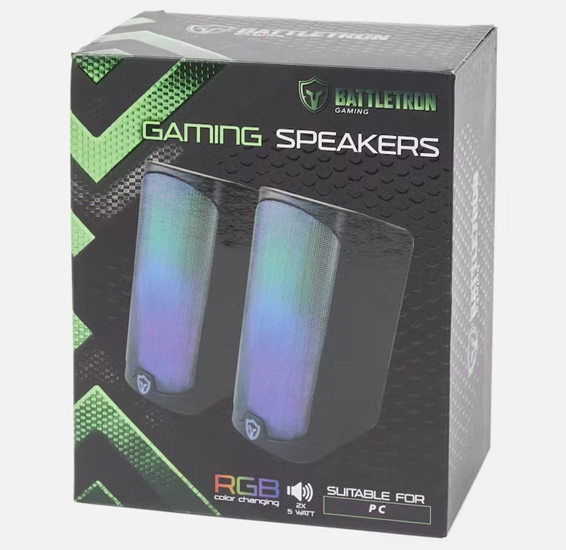 ZD Trading Lautsprecherset 2 x 3 W USB und Klinke Gaming Speakers PC-Lautsprecher
