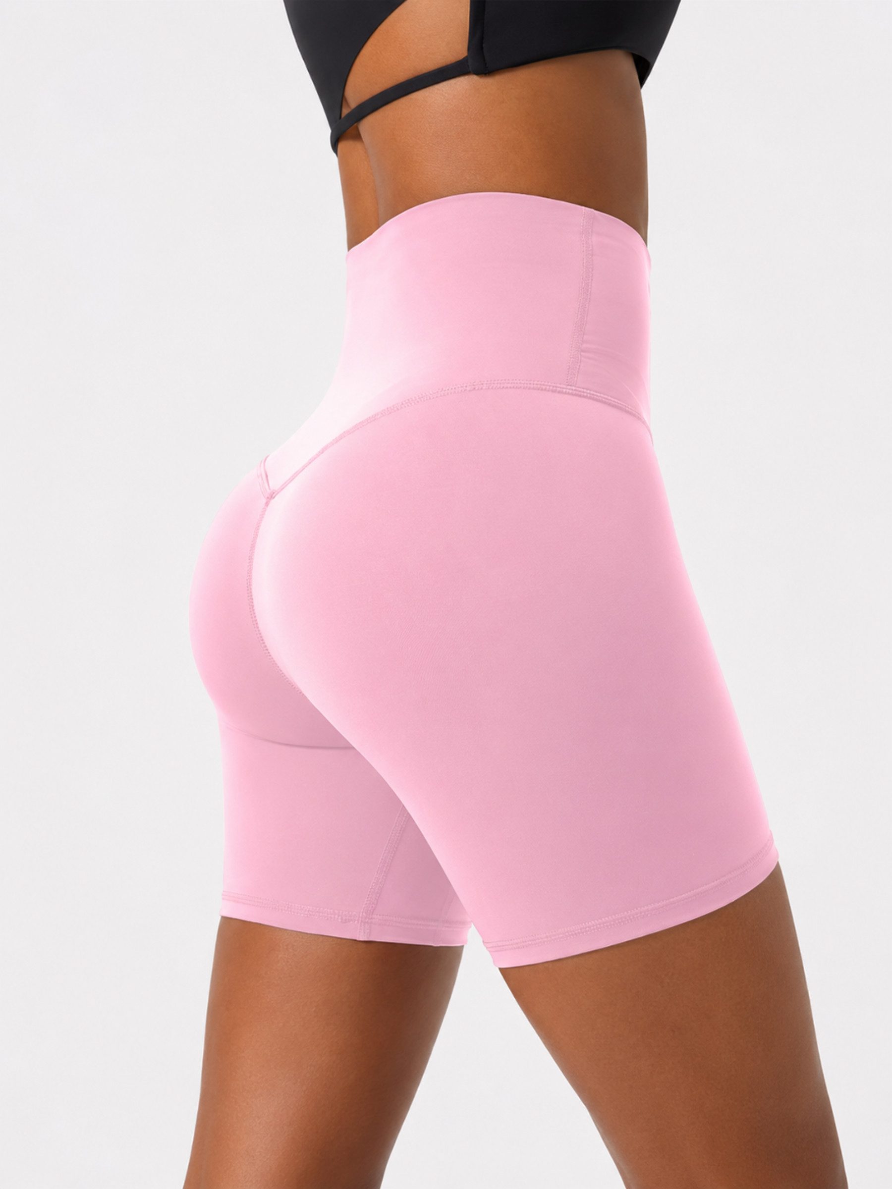 Radlerhose »Skin-Touch« – Nahtlose Yoga-Shorts, High-Waist & blickdicht