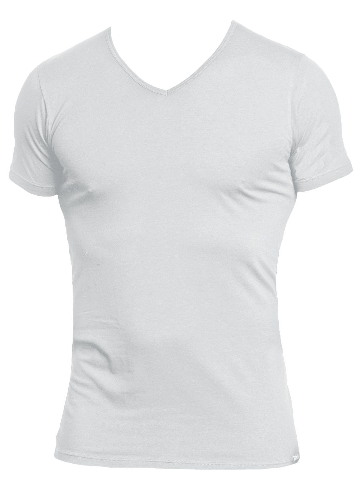 2-St) Single Materialmix 2er T-Shirt Herren (Spar-Set, weiss KUMPF Jersey Unterziehshirt Sparpack
