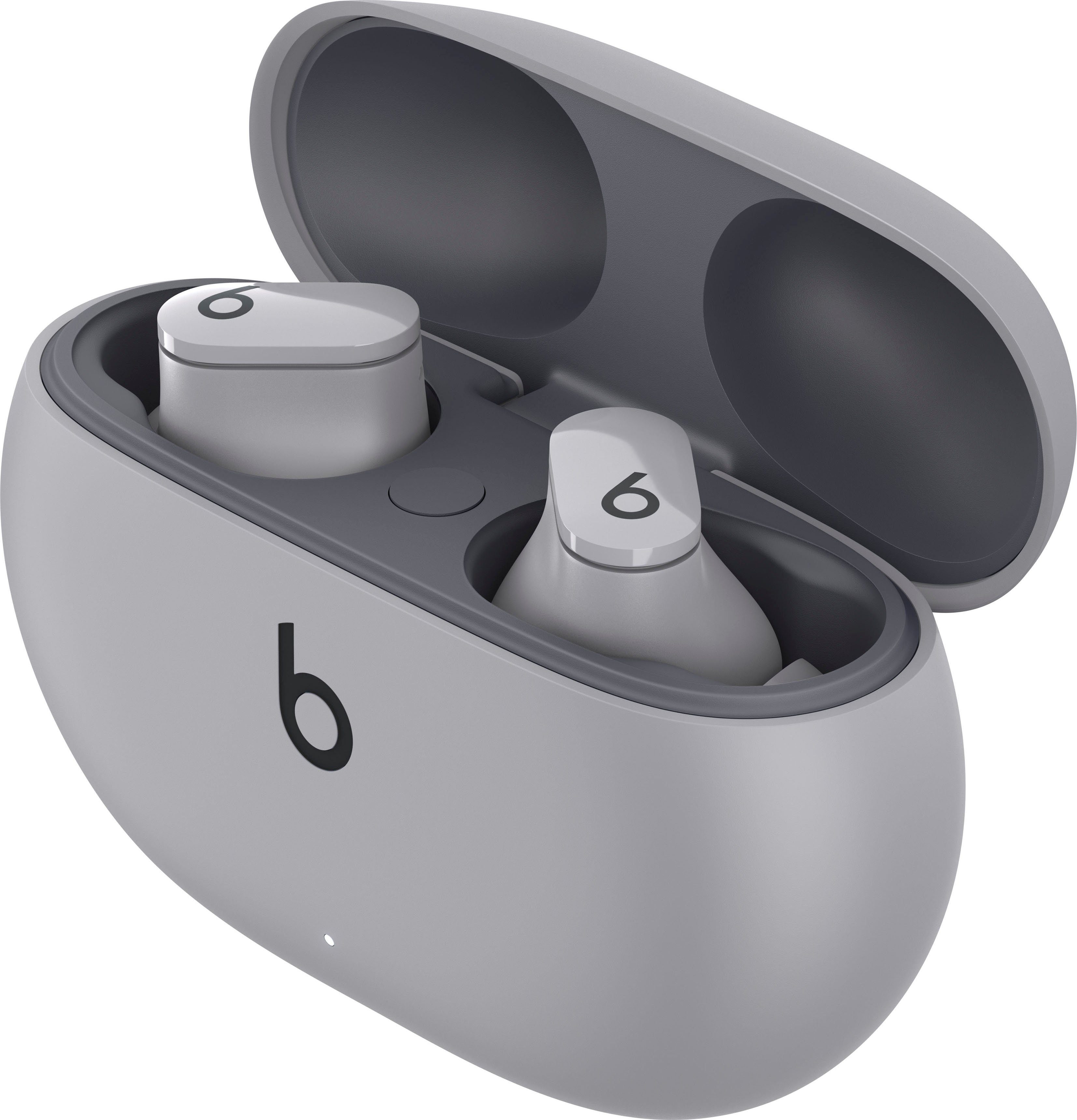 Beats by Dr. Siri, Beats Kabellose (Active In-Ear-Kopfhörer Musik, (ANC), und kompatibel Cancelling Siri, integrierte für Transparenzmodus, Bluetooth, Buds Steuerung Geräuschunterdrückung) grey Anrufe mit Dre Noise - moon Studio mit