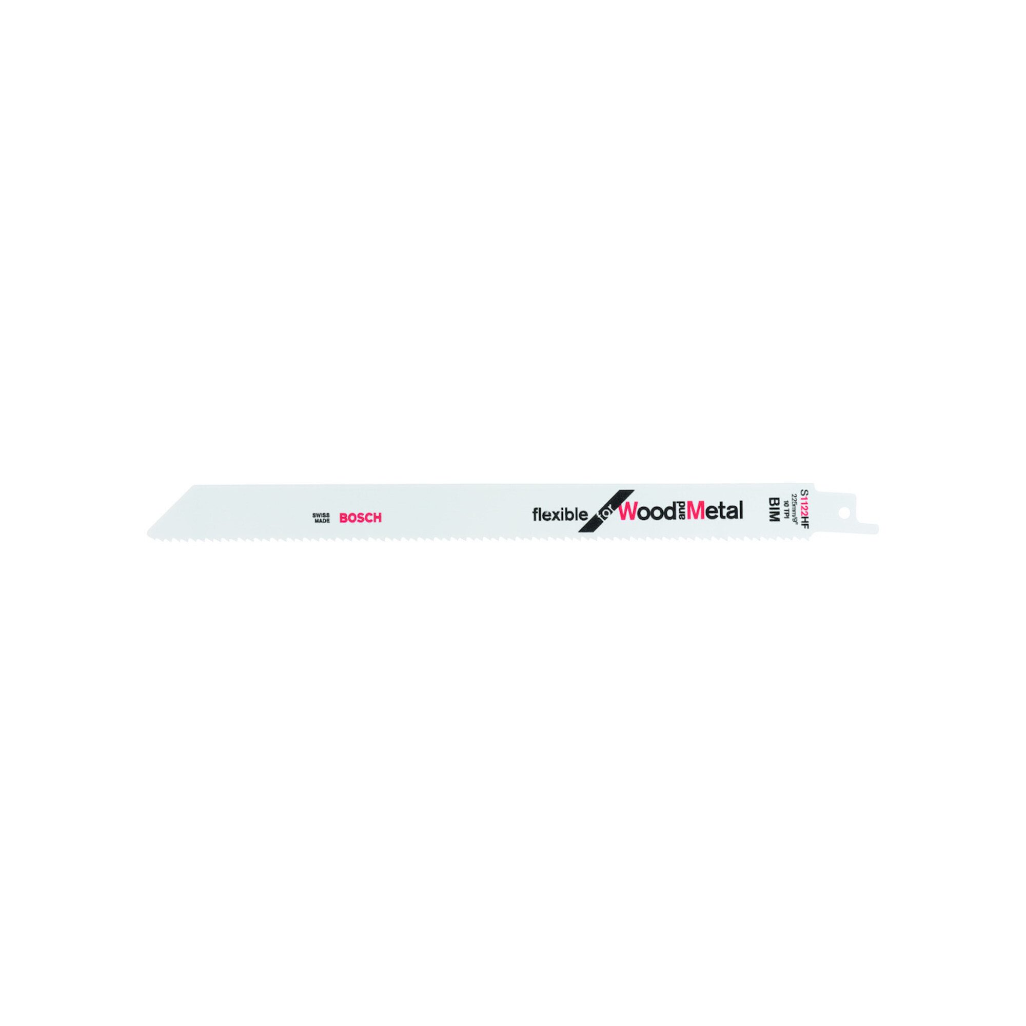 Bosch Professional Säbelsäge Bosch Säbelsägeblatt S 1122 HF VE à 25 Stück Flexible f Wood and Metal