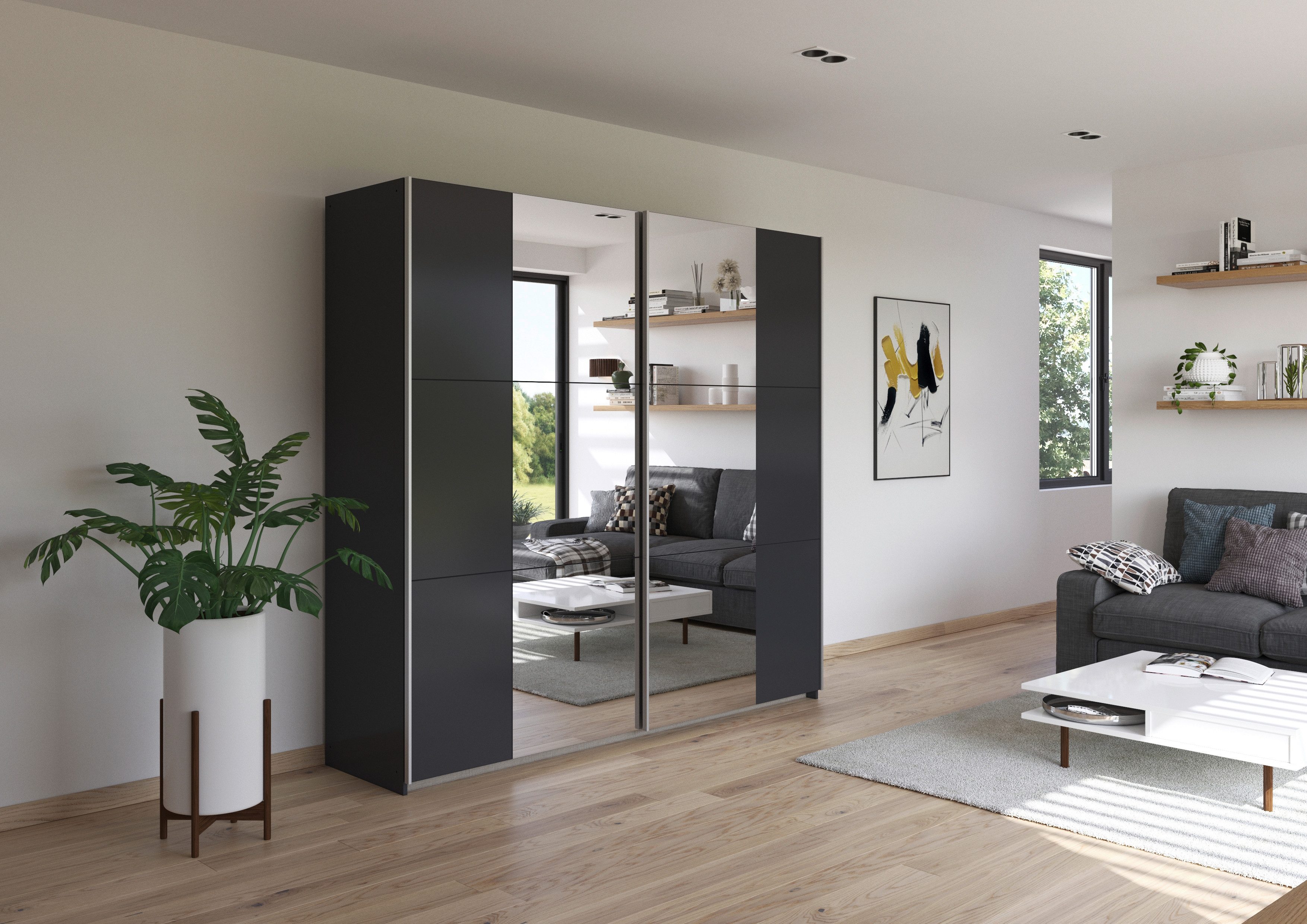 rauch Schwebetürenschrank Kleiderschrank Drehtürenschrank Schrank Garderobe günstig online kaufen