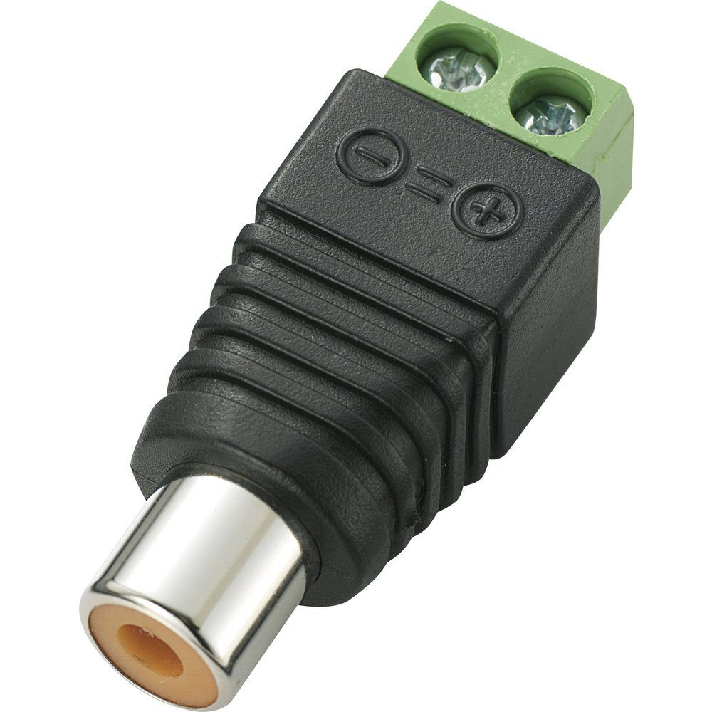 TRU COMPONENTS 739817 Cinch-Steckverbinder Buchse, gerade Polzahl: 2 Audio- & Video-Adapter