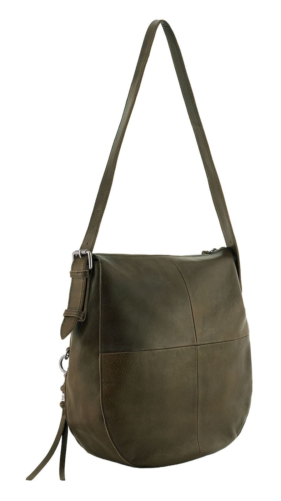 FREDsBRUDER Schultertasche Shoulderbag, aus echtem Leder