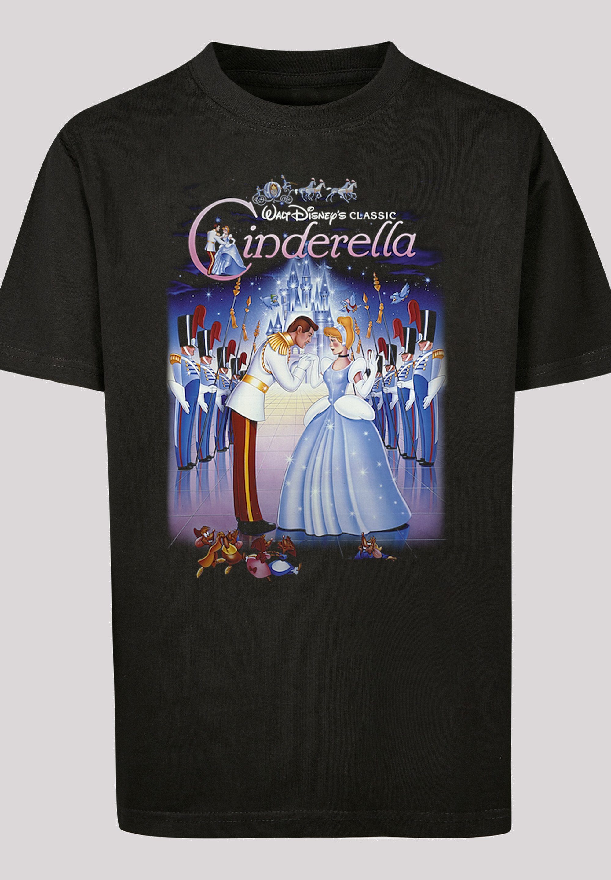 F4NT4STIC Kurzarmshirt Kinder Cinderella Collage Poster with Kids Basic Tee  (1-tlg)