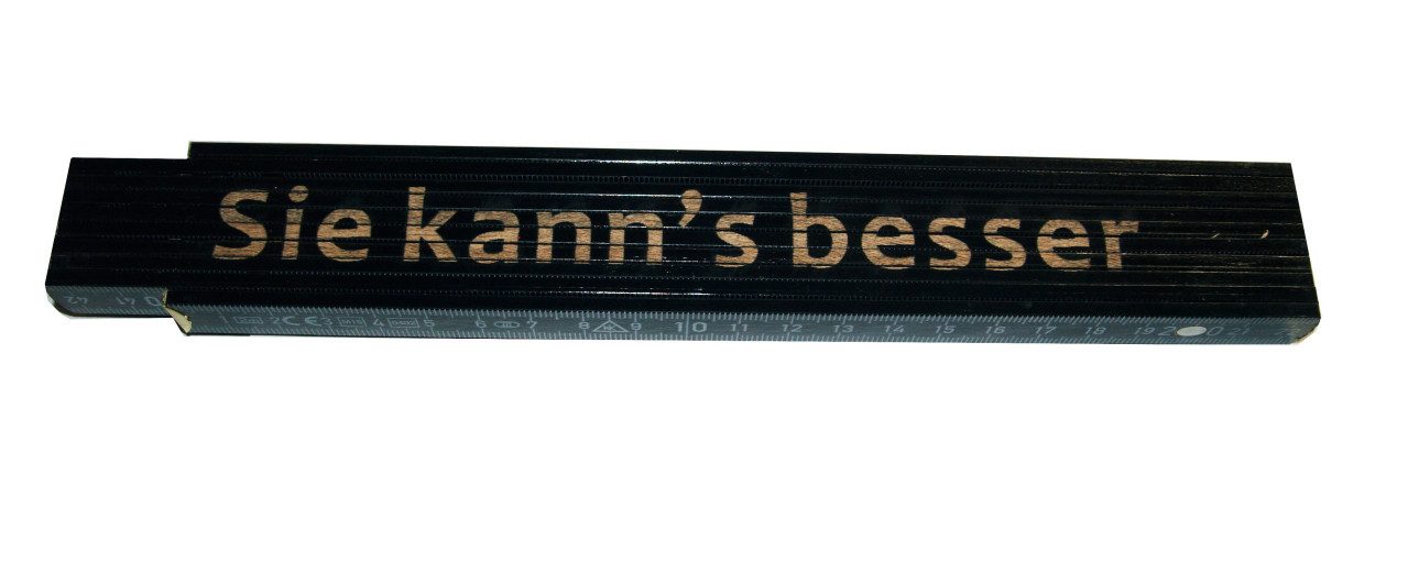 HEKA Zollstock Zollstock Sie kann's besser 2 m schwarz