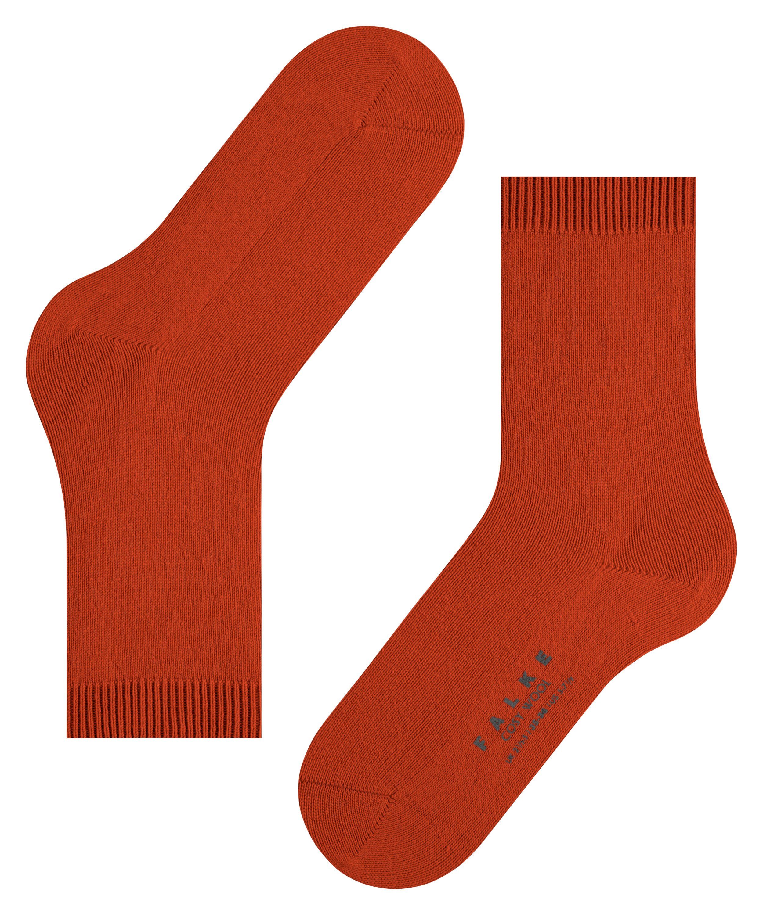(8095) ziegel Socken FALKE (1-Paar) Wool Cosy