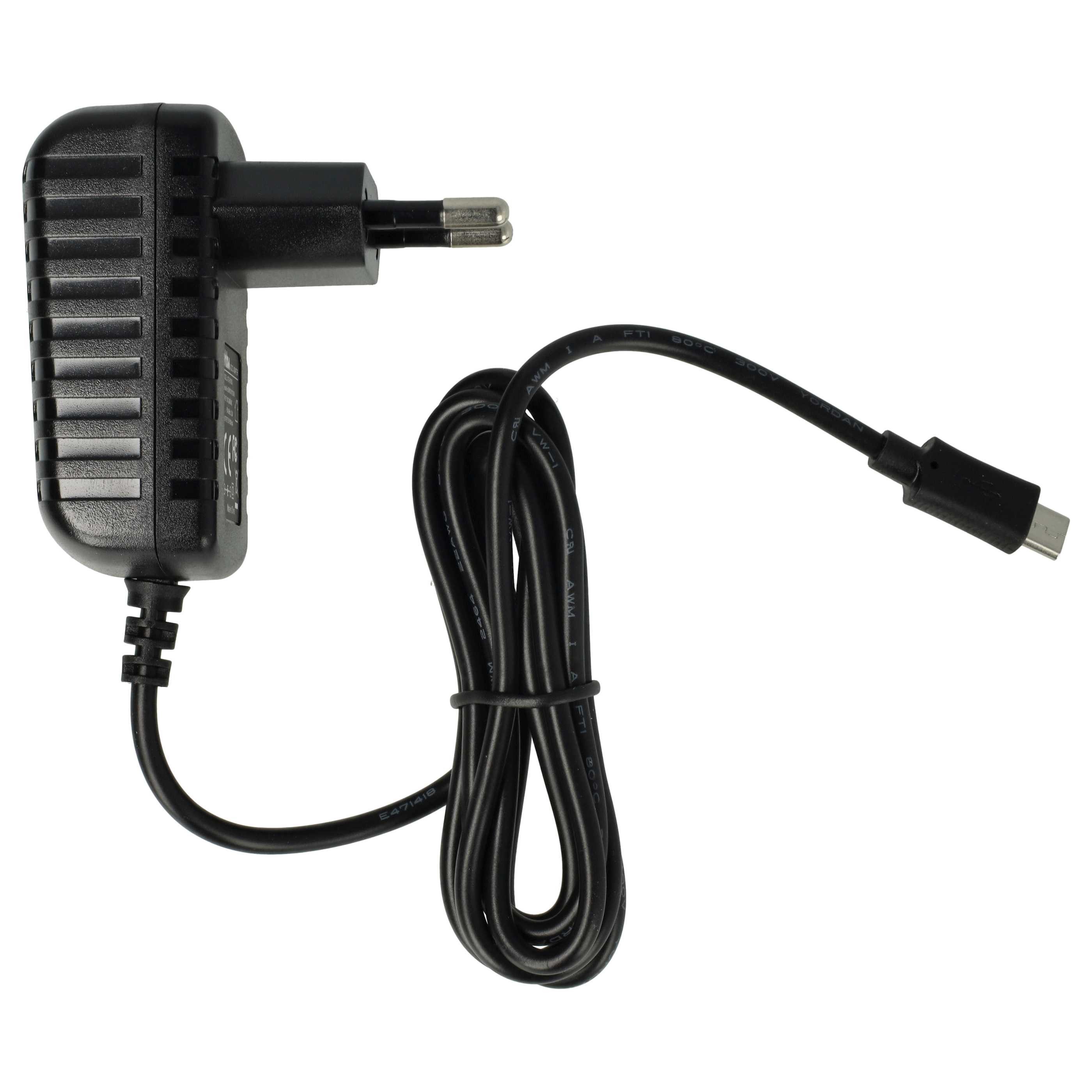 vhbw für diverse Kleingeräte USB-Ladegerät (Effizientes Micro USB Ladekabel mit Netzteil, Zum Aufladen von vielen) – Bild 4 von 5