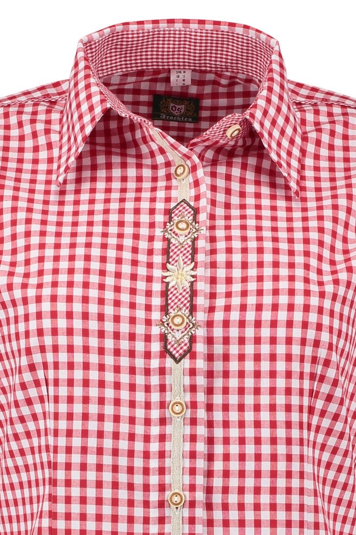 Orbis Textil GmbH & Co. KG Trachtenbluse Trachtenbluse - DEBORAH - mittelbl günstig online kaufen
