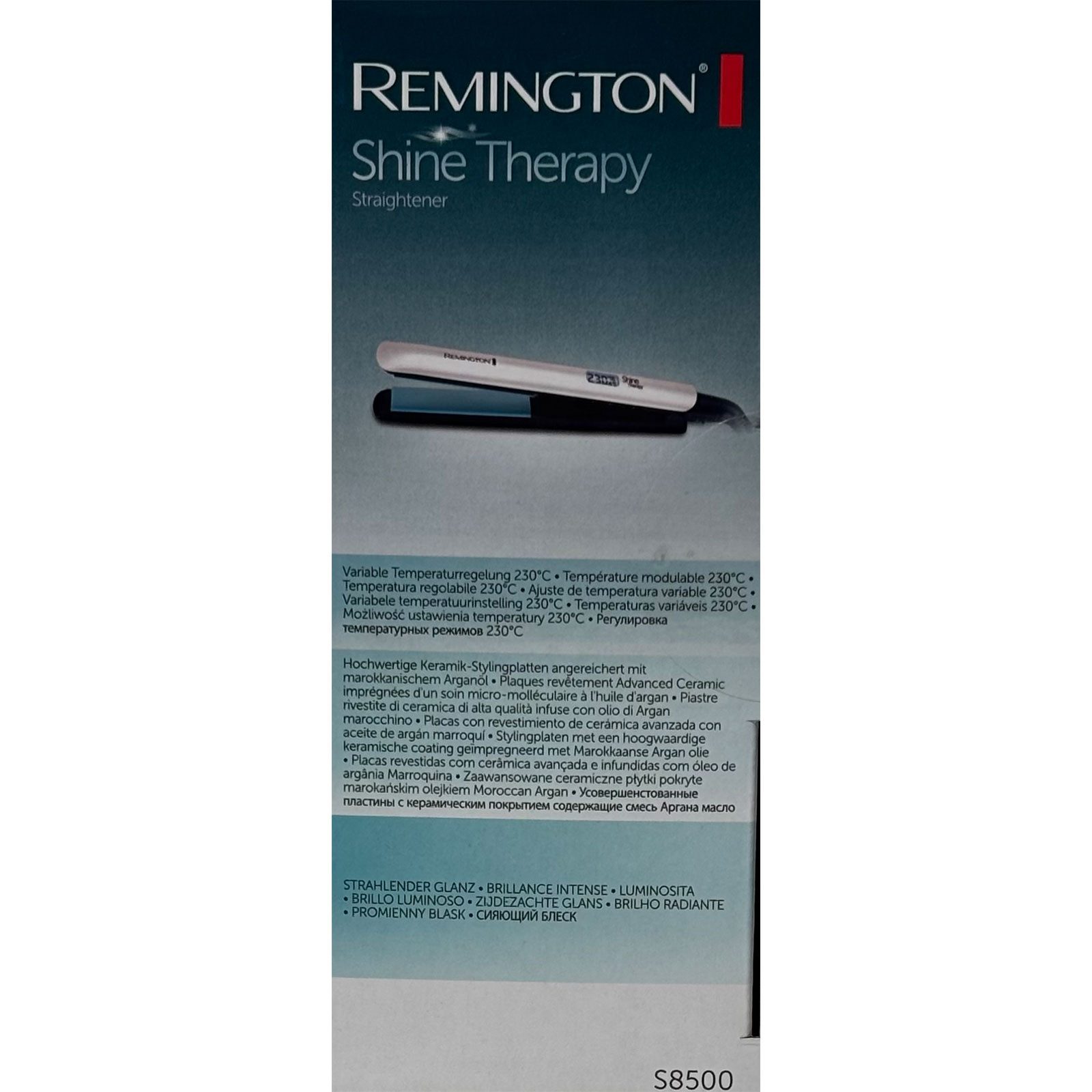 Remington Glätt- und Lockenstab S 8500 Shine Therapy, Keramikbeschichtung, LCD-Display,Temperatureinstellung 150-230°C