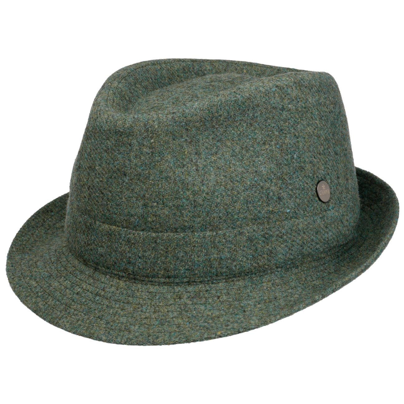 Wolltrilby hellgrün Lierys Trilby (1-St) Futter, Italy in mit Made