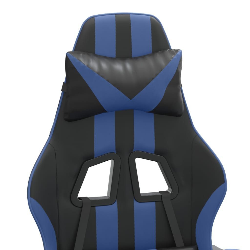 Blau | Schwarz Schwarz St) und Gaming-Stuhl (1 und vidaXL Drehbar und Schwarz blau Kunstleder Gaming-Stuhl blau