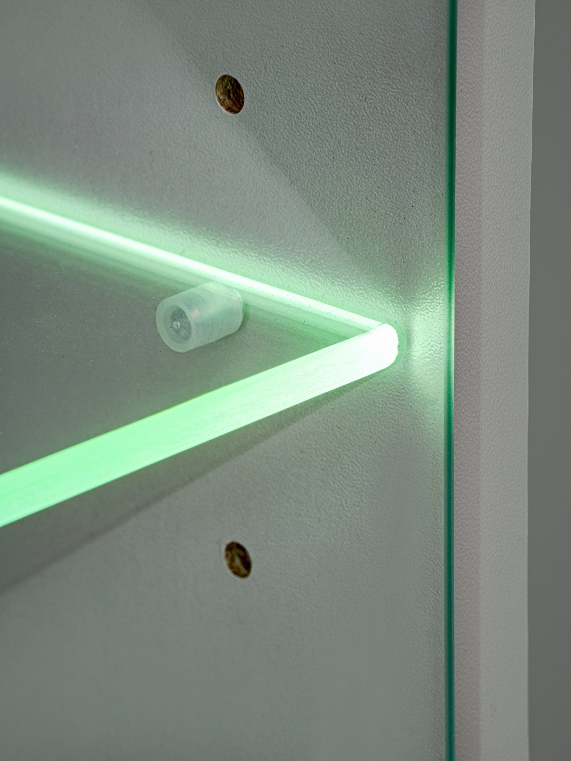 ASM-Moebel Wohnwand Wohnwand VERTI mit Led Beleuchtung Push-Click und Lamellen, Mit Lamellen, Led und Push-Click System