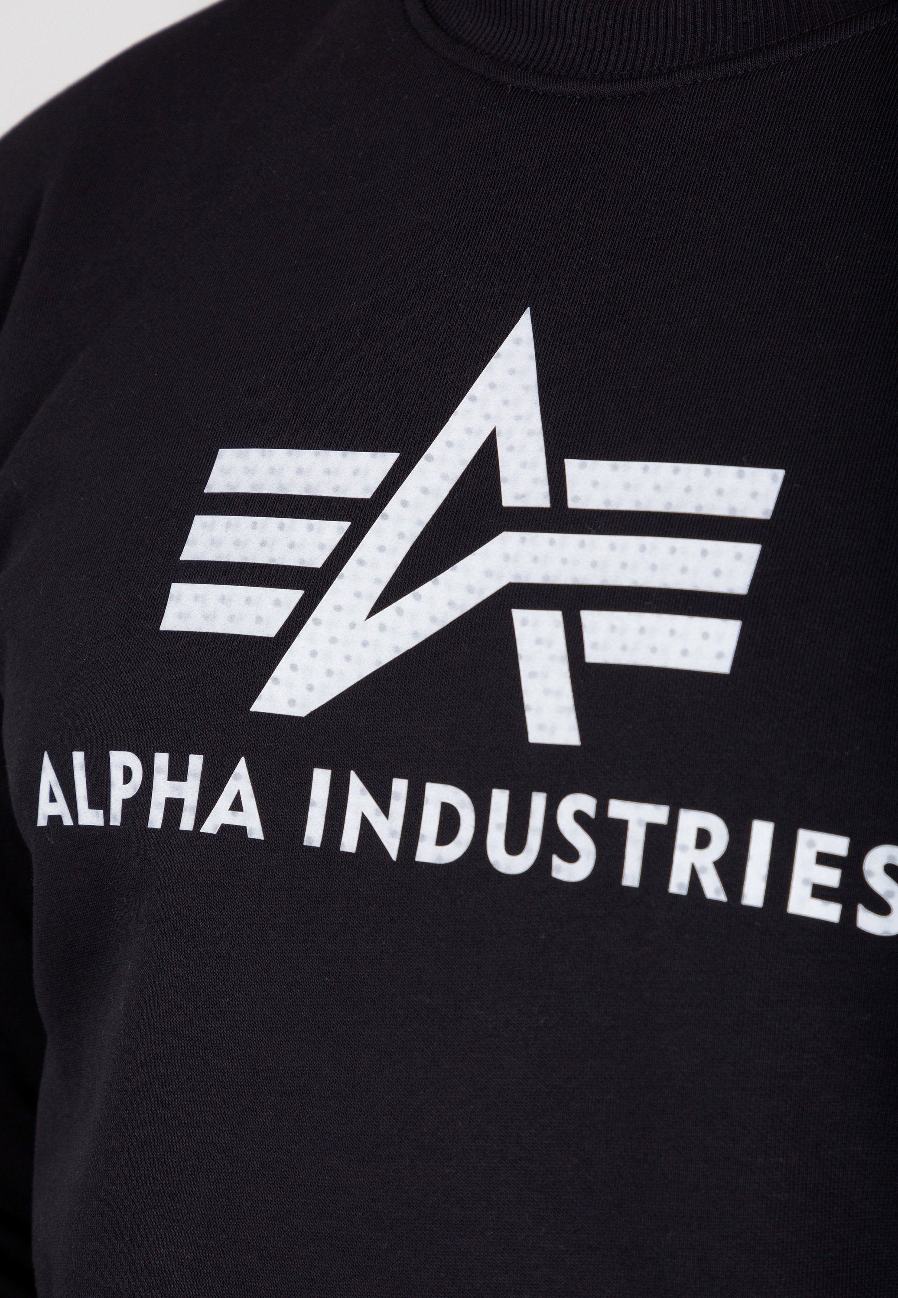 Alpha Industries Sweater Sweatshirts Men Alpha Industries Logo black 3D II - Sweater
