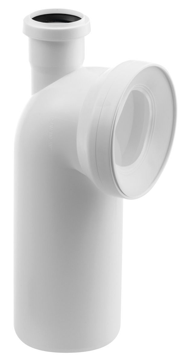 Bruckner Wandanschlussbogen WC-Anschlussbogen 90, mit Anschluss, 110mm, Bruckner-159-313-0