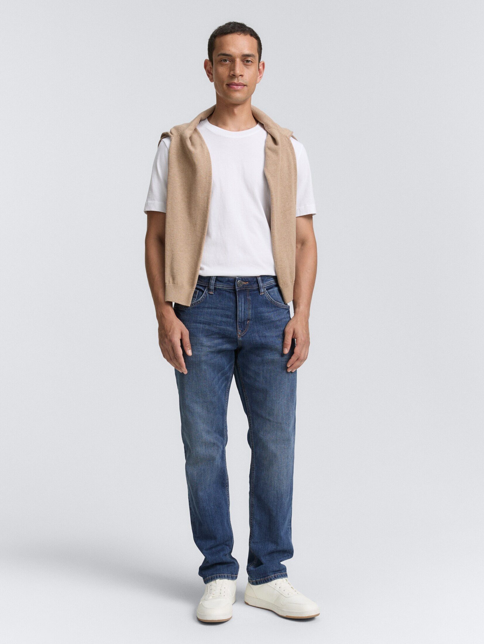 TOM TAILOR Straight-Jeans Jeanshosen TTMARVIN STRAIGHT Jeans günstig online kaufen