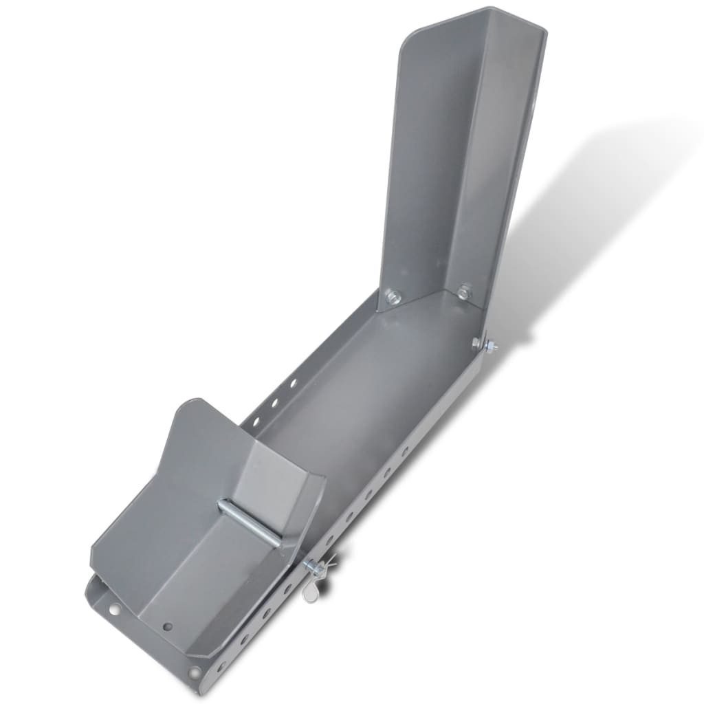 vidaXL Sicherheitskeil Motorradständer 10 Löcher