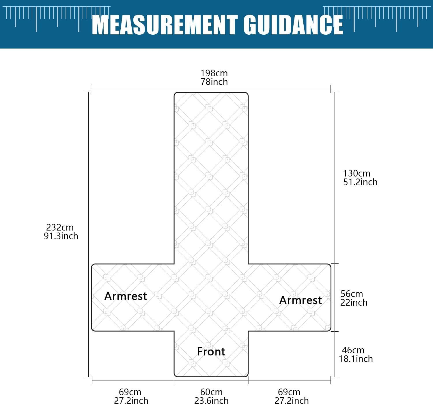 LIANNA Sesselhusse Wasserdichte Sesselhusse, rutschfeste Liegestuhlabdeckung mit Tasche