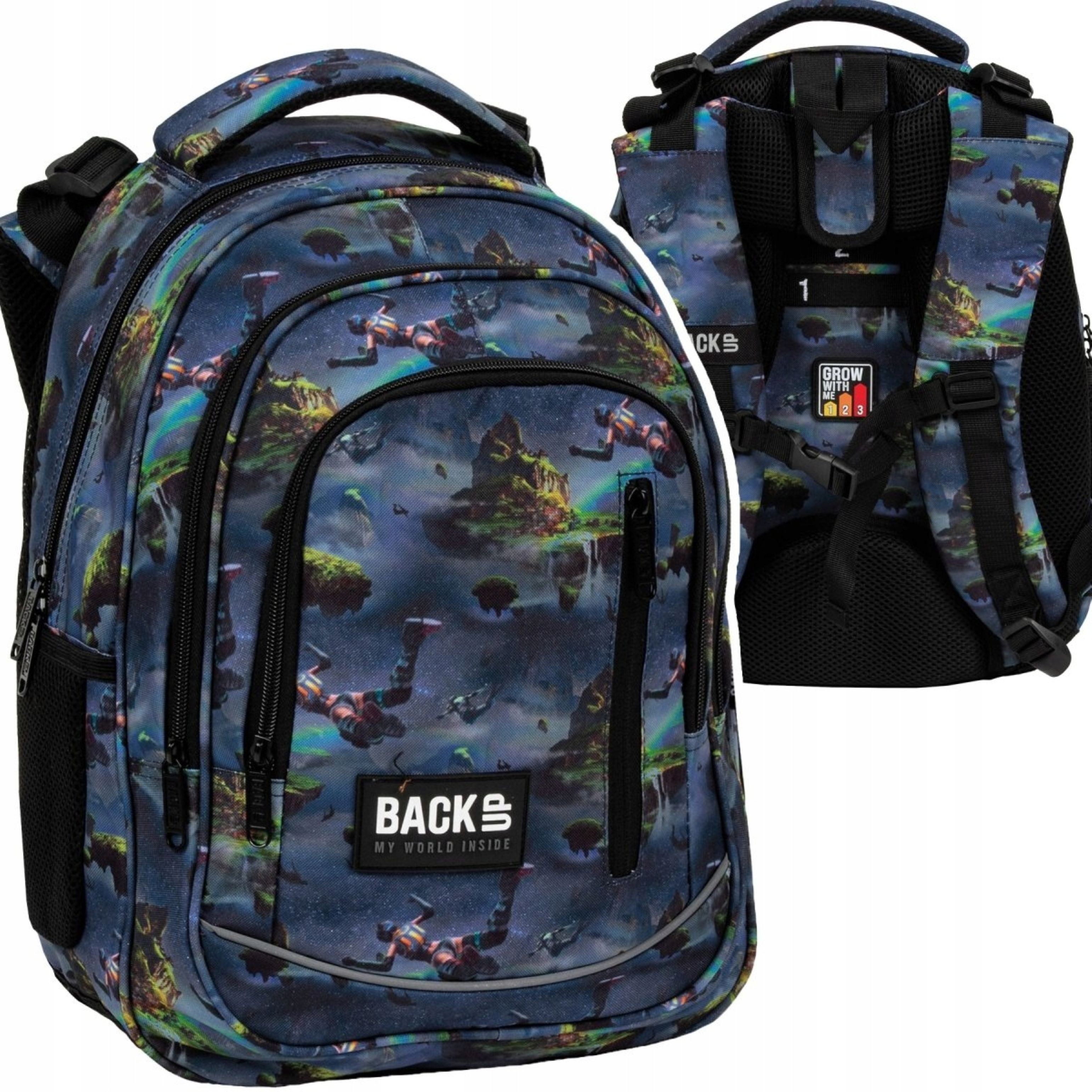 Future By Backup Schulrucksack BackUP Schulrucksack 24L für Jungen – Fortnite Design