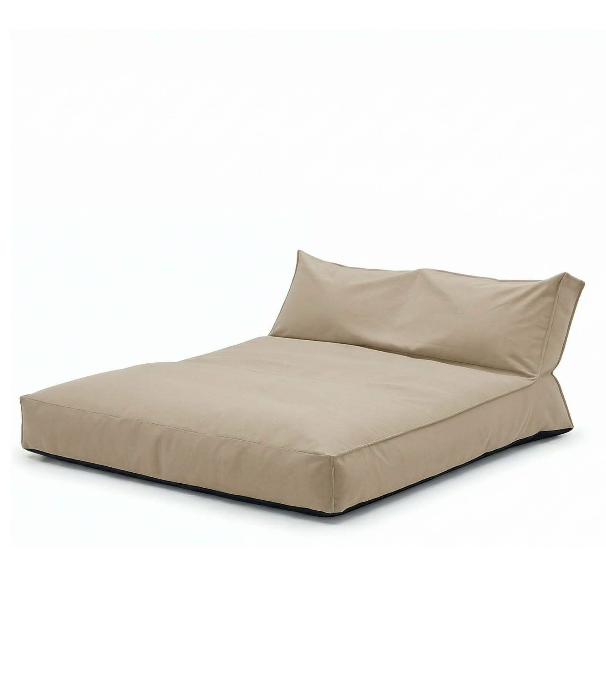mokebo Sitzsack Outdoor Lounge 'Das Daybed' (Daybed), Bean Bag Outdoor für Kinder & Erwachsene, Gartenliege in Sand