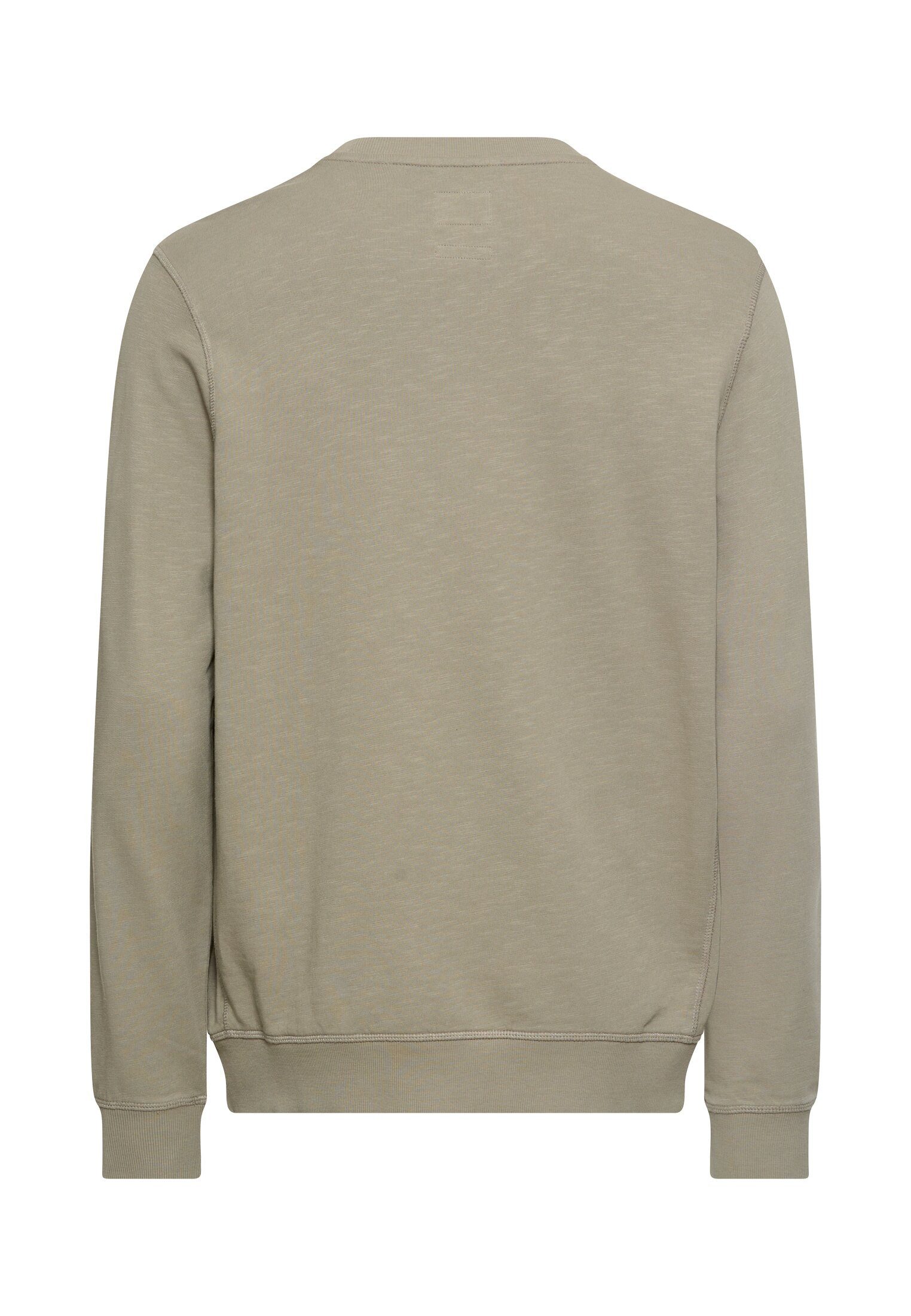 camel active Sweatshirt unifarben aus reiner Baumwoller