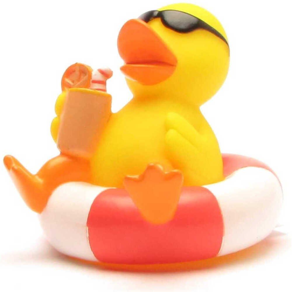 Spielzeug Badewannenspielzeug Duckshop Badespielzeug Quietscheentchen im Schwimmreif