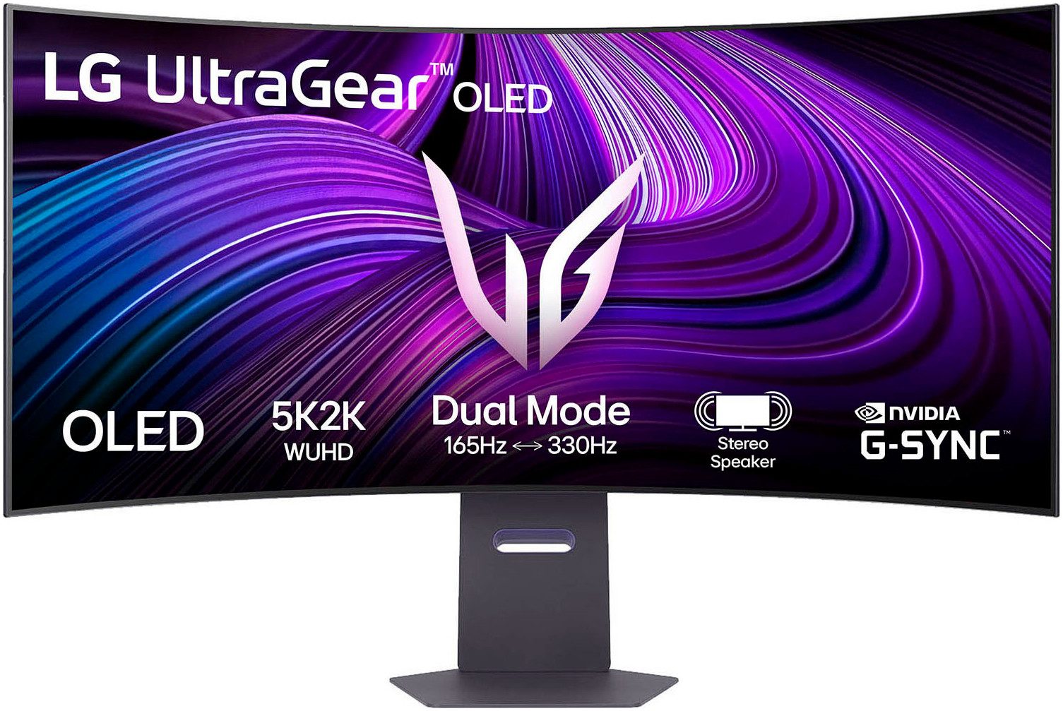 LG 45GX950A Curved-Gaming-OLED-Monitor (113 cm/45 ", 5120 x 2160 px, 5K2K, 0,03 ms Reaktionszeit, 330 Hz, OLED)
