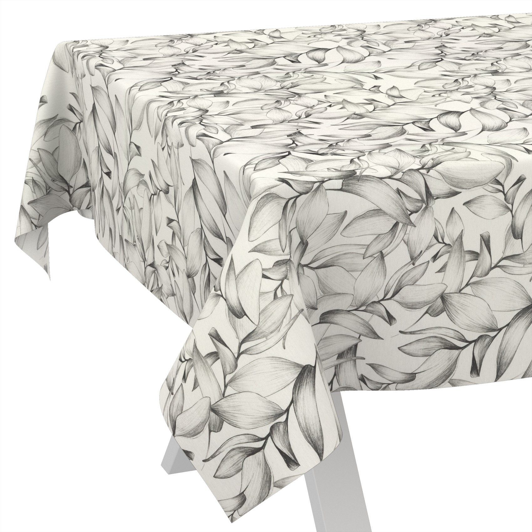 ANRO Tischdecke LANA Selene-Maritim Tischwäsche Hochwertig (Einzelstück 1-tlg), wasserabweisend Selene-Maritim Weiß 100x140cm