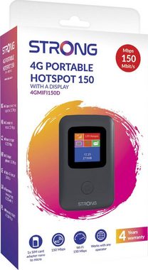 Strong 4G PORTABLE HOTSPOT 150 mit Display 4G/LTE-Router