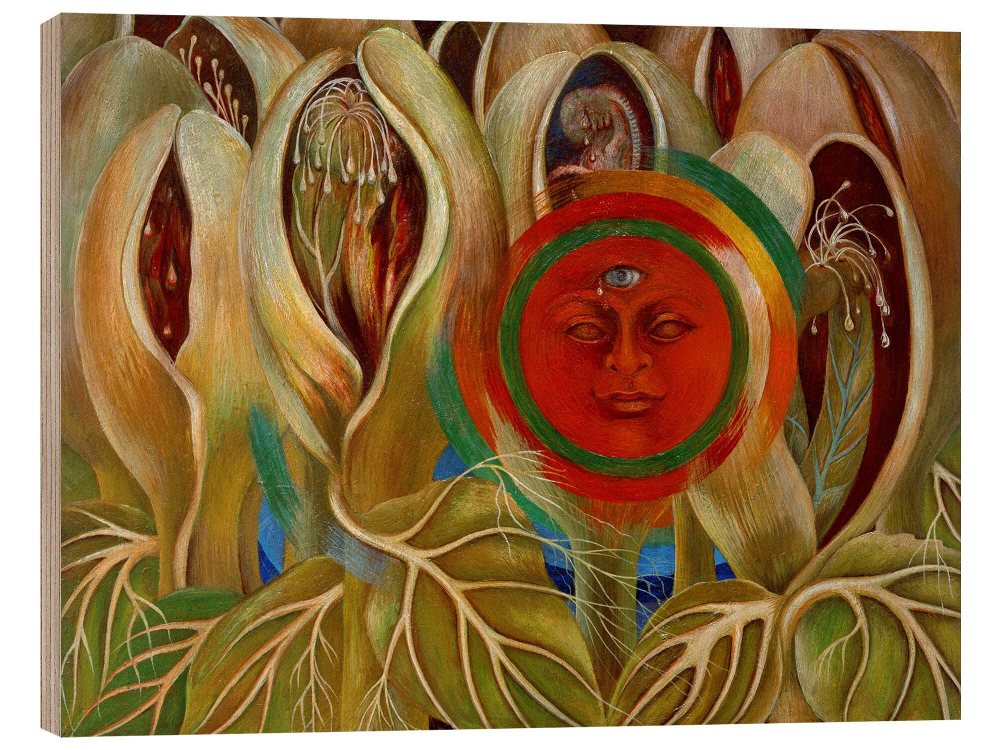 Posterlounge Wandbild Sol y vida (Sonne und Leben), 1947, Frida Kahlo, erhältlich als Poster, Leinwandbild, Wandsticker oder Acrylglasbild
