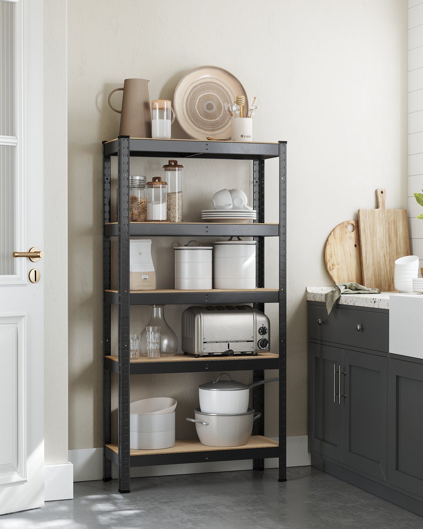 SONGMICS Standregal Schwerlastregale, 1-tlg., 150 x 75 x 30 cm, bis 650 kg günstig online kaufen