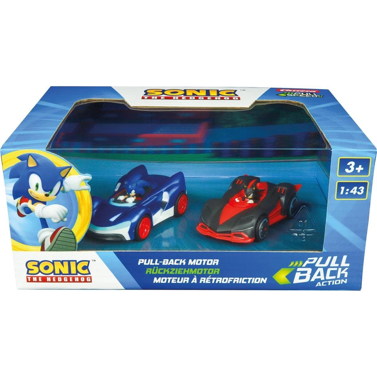 Carrera® Spiel, PULL SPEED P&S Sonic the Hedgehog Sonic vs. Shadow Twinpack