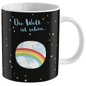 Sheepworld Tasse Farbwechseltasse Kaffe-Tee-Tasse Kaffeebecher 35cl Sheepworld Welt, Material: Porzellan