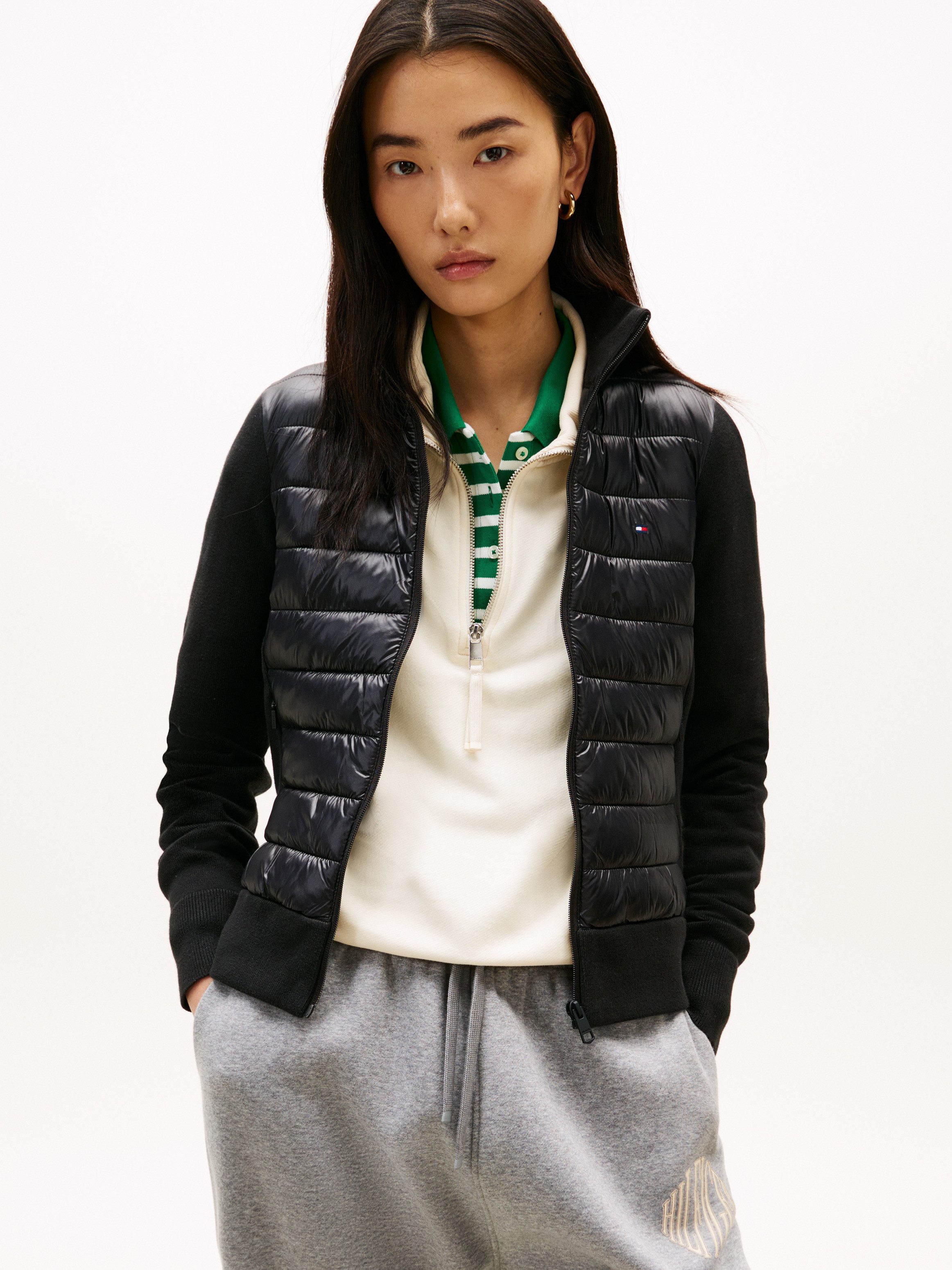 Tommy Hilfiger Steppjacke LW KNIT MIX PADDED JACKET